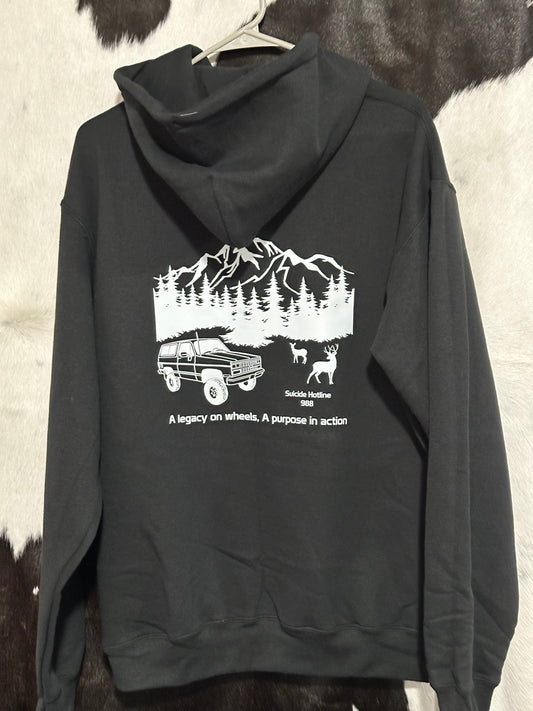 Black 89 Blazer Hoodie